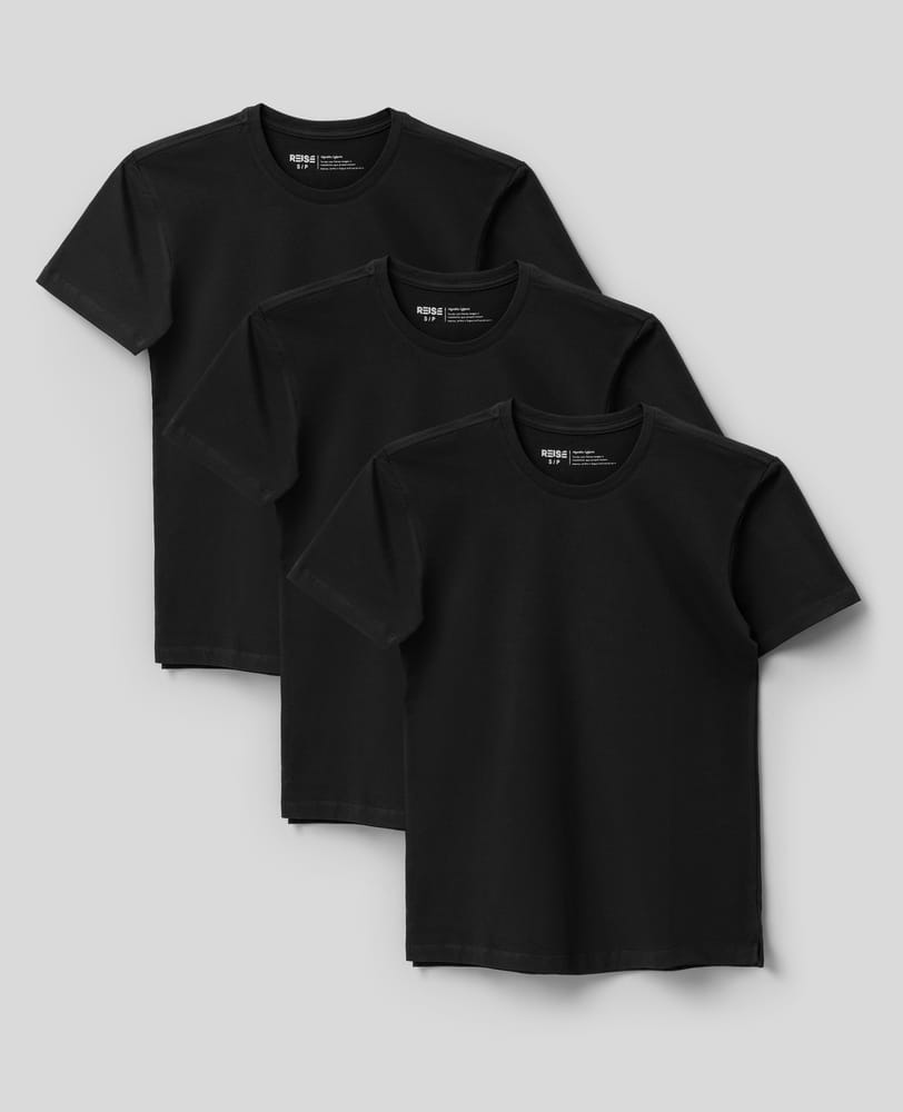 KIT 3 CAMISETAS DENVER BLACK